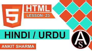 HTML || HTML5 NEW TAGS II || PART - 23