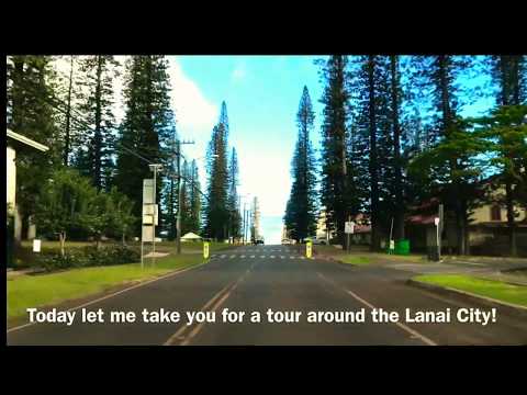 Driving in Hawaii, Lanai Island - From Lanai City to the Airport