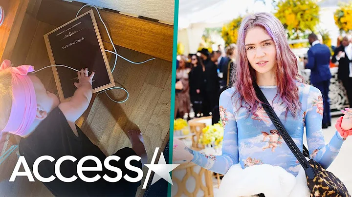 Grimes Shares RARE Photo Of Her And Elon Musk's Da...