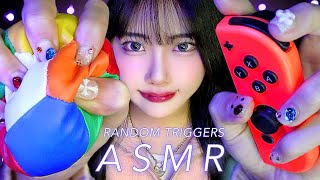 ASMR Hersensmeltende tintelende willekeurige triggers🤤🧠