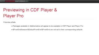 Famous CDF Development in Mathematica Profile