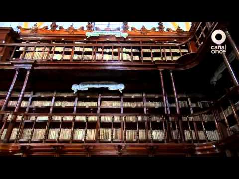 María Roiz en la Biblioteca Palafoxiana, Puebla