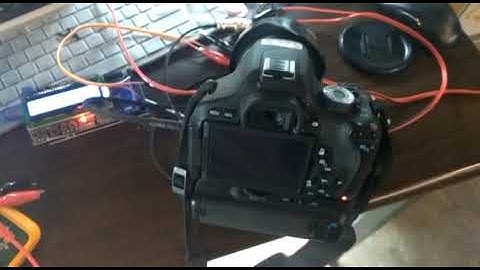 arduino canon timelapse shutter