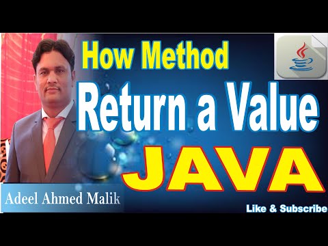 how method return value in java in urdu hindi for beginners