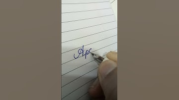 Aparna Cursive Handwriting || Handwriting || calligraphy writing #handwriting #shorts #calligraphy