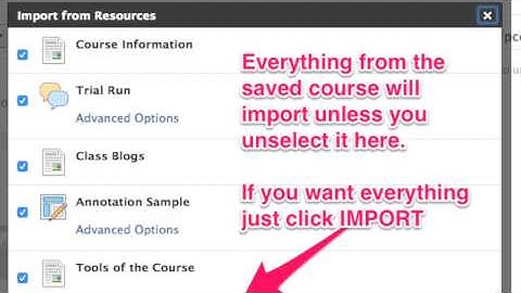 Copying a Course in Schoology