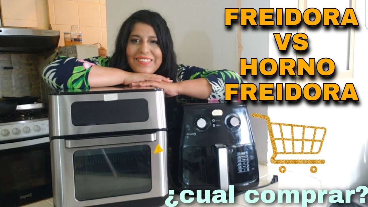 Guía y consejos para comprar una freidora de aire con función horno y cesto  giratorio