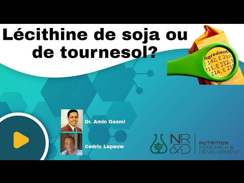Vidéo: Différence Entre La Lécithine De Soja Et La Lécithine De Tournesol
