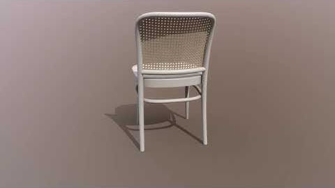 Ton Chair 811 White Design PBR TurnTable - Lumion - UE4 - Maya - 3D Models for Sale