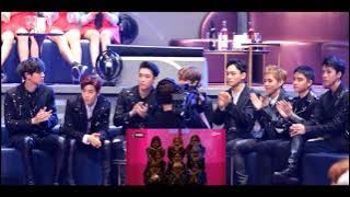 EXO Reaction to TWICE - CHEER UP   TT in MAMA 2016