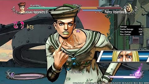 JoJo ASBR Basic Josuke 8 53% Combo (No Assist)