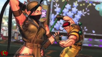Street Fighter X Tekken - SFXT Ibuki and Rolento Prologue Story Intro [60 Fps HD]