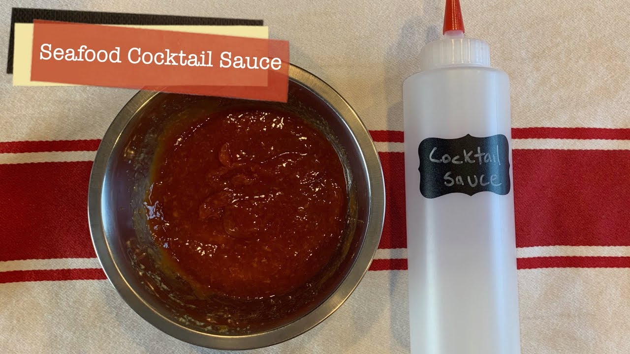 Seafood Cocktail Sauce Recipe YouTube