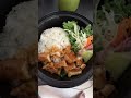 Veggie Lunch time Fried tofu+rice+cucumber