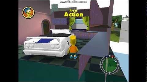 The Simpsons Hit and Run HACKED: CRAZY HOUSE "GLITCH"!