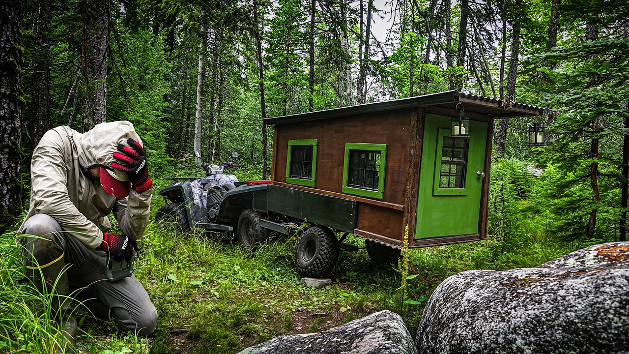I DESTROYED MY BRAND NEW ATV CAMPER!