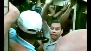 Pelea en el metro