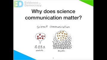 Science Communication 101 Webinar - August 22nd 2018
