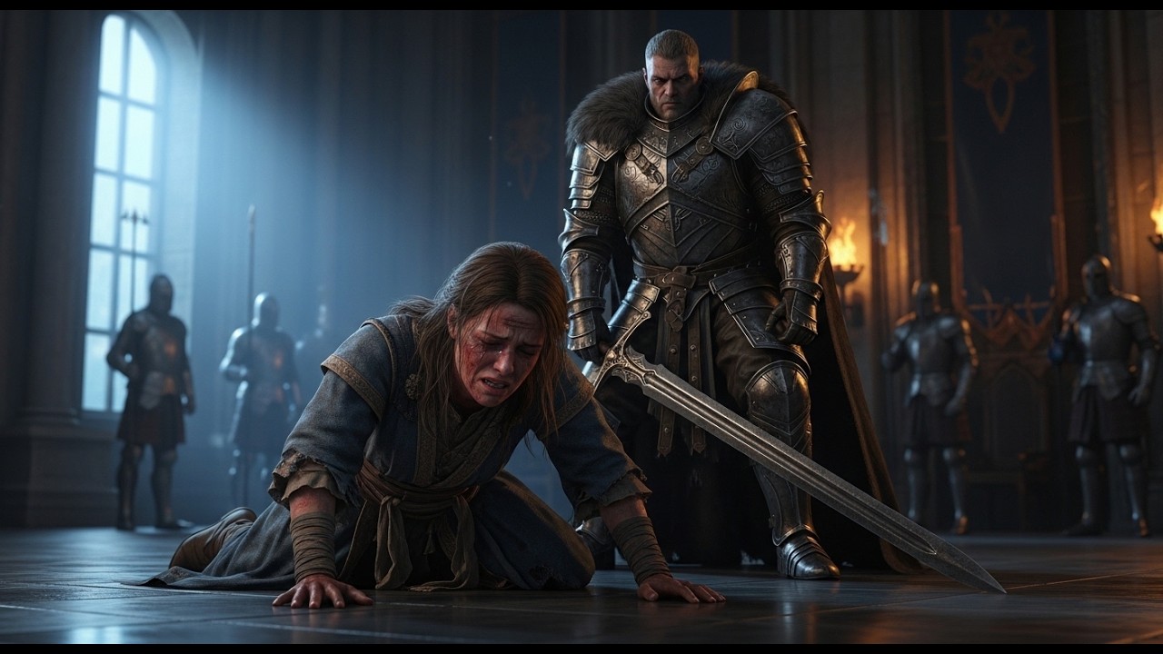 Too Bruised to Stand, She Collapsed at the Trial —And the Alpha King Caught Her When No One Else Did