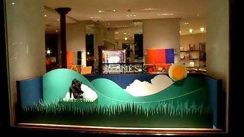 Hermes window display