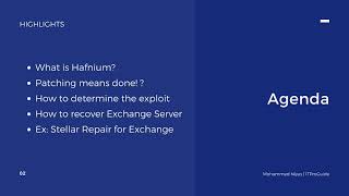 HAFNIUM Exchange Server 0-Day Exploits - Patching & Recovery