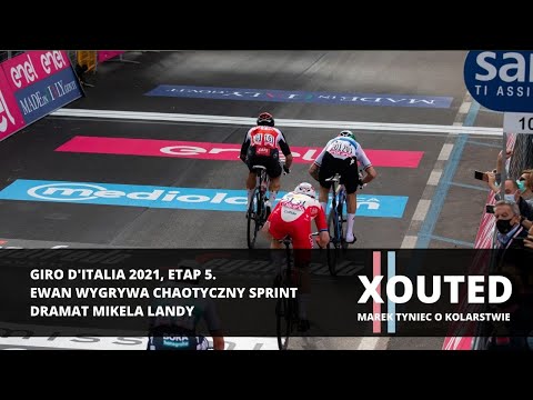 Giro d’Italia 2021, etap 5. Zwycięstwo Ewana, dramat Landy.
