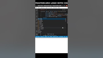 How to create MasterCard logo icon | HTML CSS #css #htmlcss