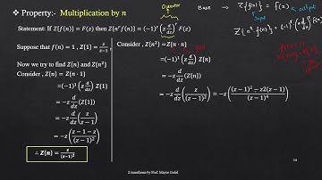 Z transforms Lect 05 Multiplication by n property | MU Mayur Gohil #maths #transforms