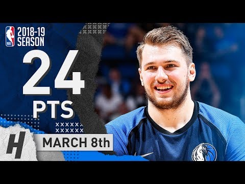 Luka Doncic Full Highlights Mavericks vs Magic 2019.03.08 - 24 Pts, 8 Reb