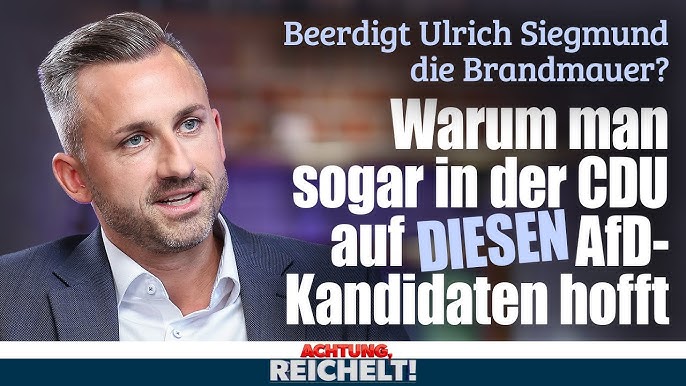 Ulrich Siegmund (AfD) on ARD and ZDF: “We want to abolish the compulsory broadcasting fee” - YouTube