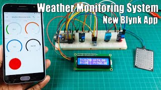 How to make a Weather monitoring system using the Nodemcu ESP8266 board and the New Blynk app screenshot 4