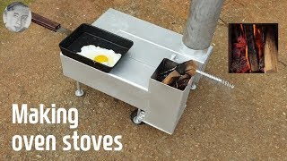 캠핑용 오븐 스토브 만들기 (Making oven stoves)