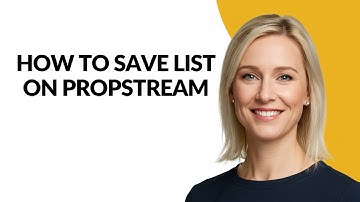 How to Save List on Propstream - Julia