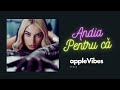 ANDIA  x Deliric - Pentru ca (appleVibes Remix)