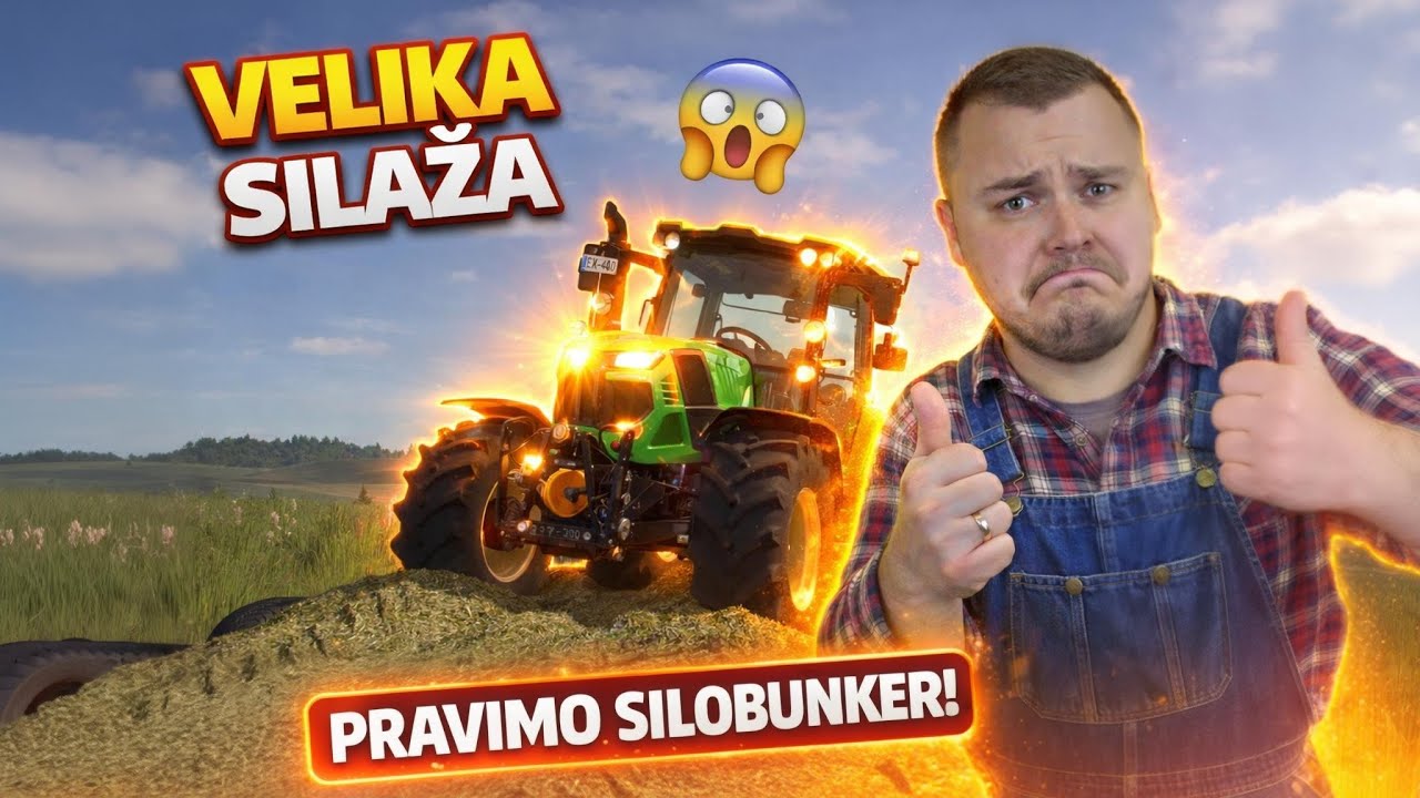 NAJVEĆA SILAŽA I GLEDAMO NOVI TRAKTOR 😱