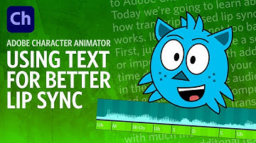 Transcript-based Lip Sync - Adobe Character Animator Tutorial
