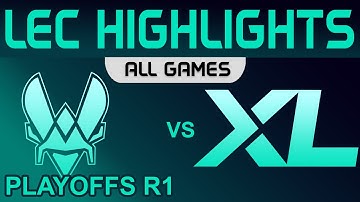 VIT vs XL Highlights ALL GAMES Round1 LEC Spring Playoffs 2022 Team Vitality vs Excel by Onivia