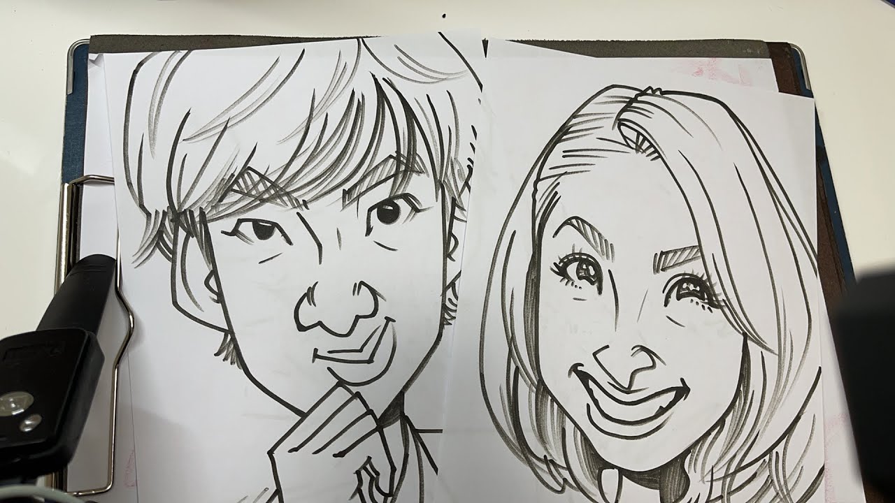 【似顔絵HANA】いきなりYouTubeライブ