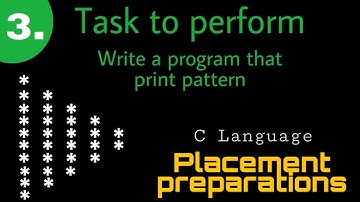 C Program to Print Star Pattern - 3 | Star Pattern Programs in C​