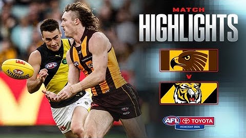 Hawthorn v Richmond Highlights | Round 8, 2025 | AFL