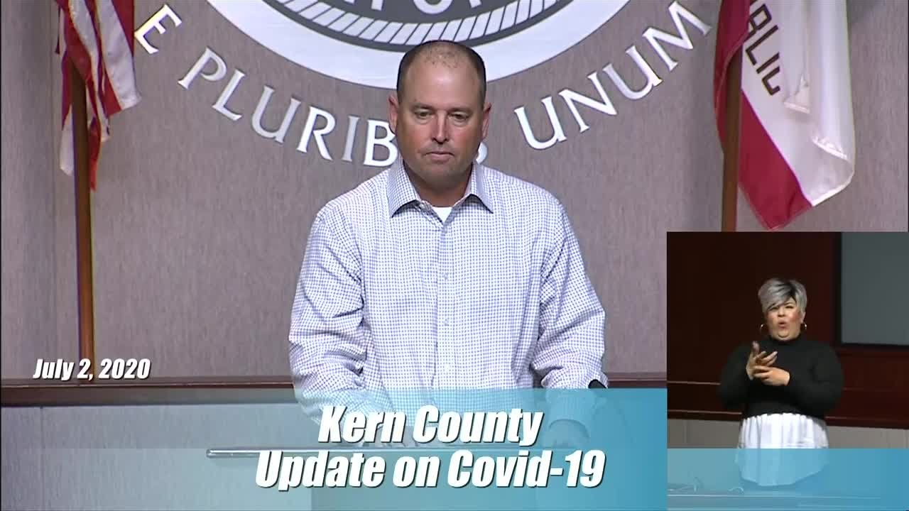 Kern County Health Department Coronavirus Update: July 2, 2020 - YouTube