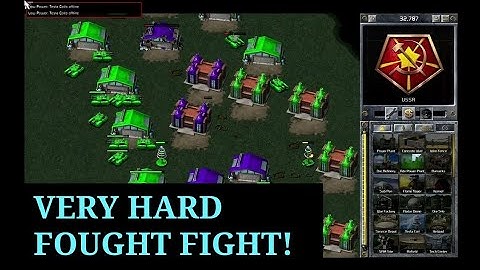 2 on 2 PRO multiplayer Command and Conquer VERY HARD FIGHT!