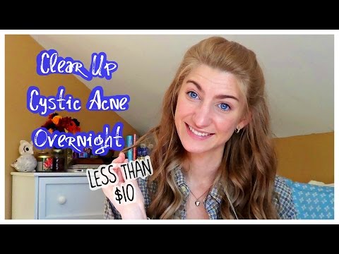 CLEAR CYSTIC ACNE OVERNIGHT