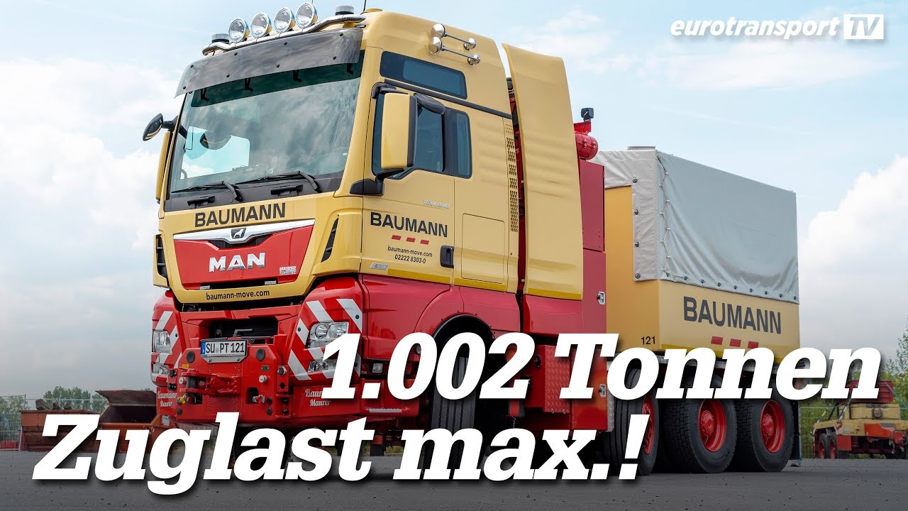 MAN TGX 41.640 8x6: самый мощный грузовик в Германии