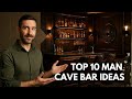 أفضل 10 أفكار لبار منزلي في كهف الرجل