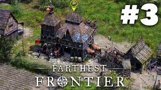 FARTHEST FRONTIER Gameplay Walkthrough Part 3 - RAIDER ATTACK, Trading & Wood