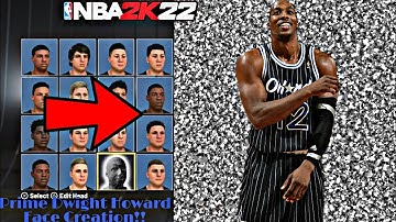 NBA2K22 CURRENT GEN HOW TO MAKE PRIME ORLANDO MAGIC DWIGHT HOWARD FACE CREATION!!!
