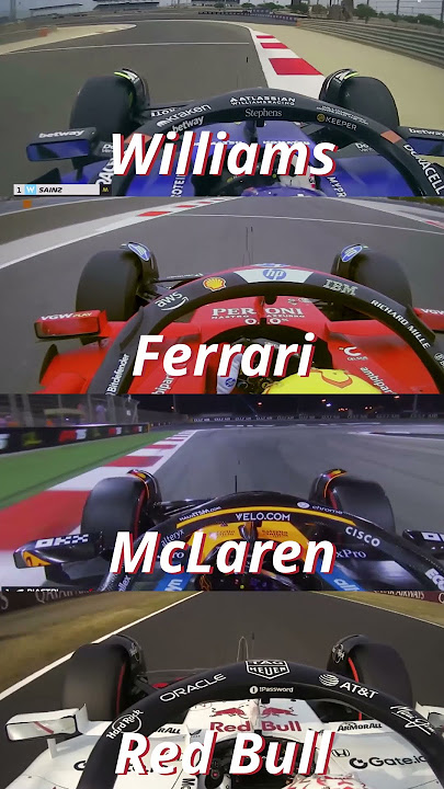F1 Engine Sound Showdown π | Williams vs Ferrari vs Red Bull vs McLaren