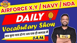 Air Force xy  / Navy / NDA | English Vocabulary Advanced | Vocabulary English By Amy Sir