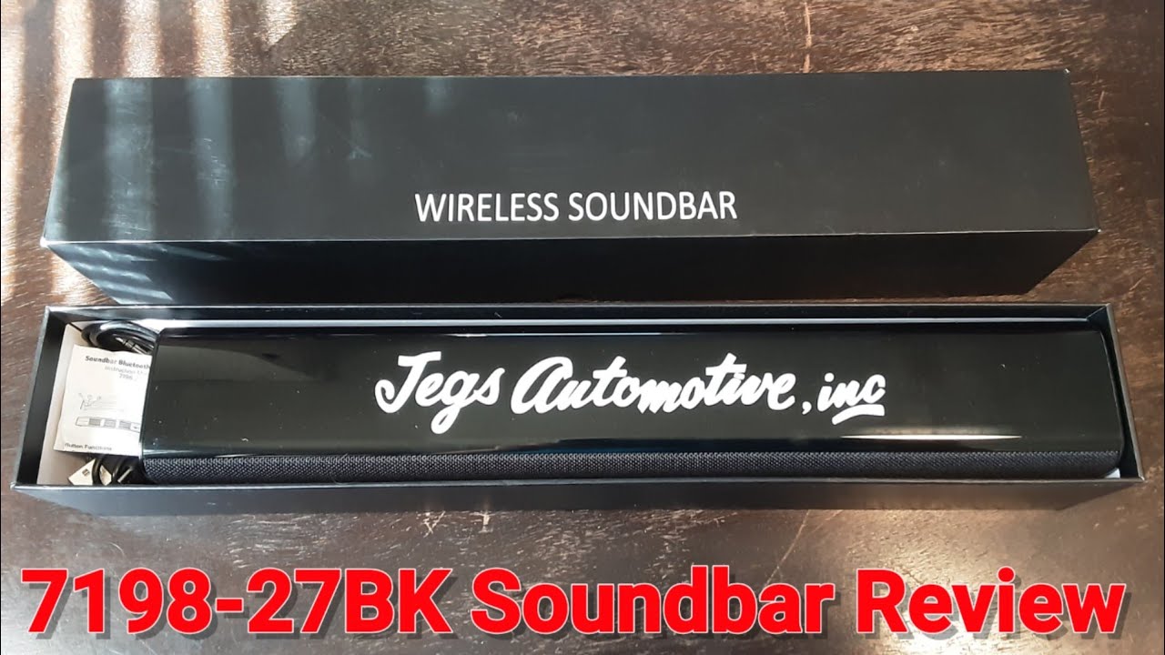 Leed's 719827BK Wireless Soundbar Review YouTube
